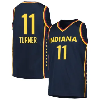 Men's Indiana Fever Brianna Turner Explorer Edition Victory Navy 2021 Jersey