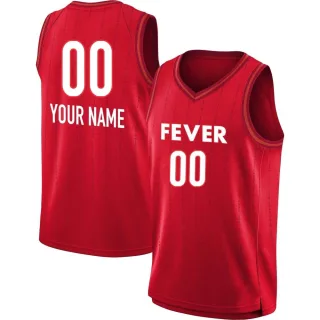 Men's Indiana Fever Custom Rebel Edition Victory Red 2023 Jersey