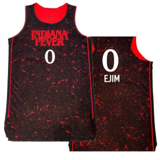 Men's Indiana Fever Yvonne Ejim Rebel Edition Victory Black 2021 Jersey