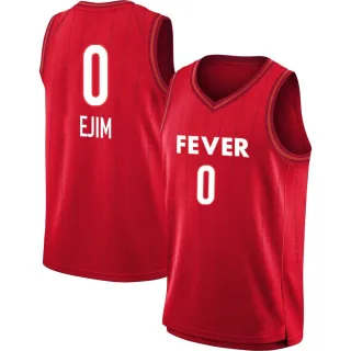 Men's Indiana Fever Yvonne Ejim Rebel Edition Victory Red 2023 Jersey