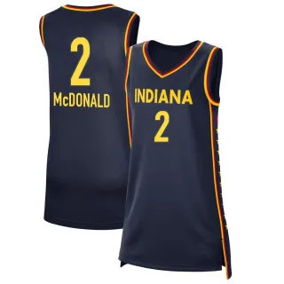 Women's Indiana Fever Aari McDonald Explorer Edition Victory Navy 2021 Jersey