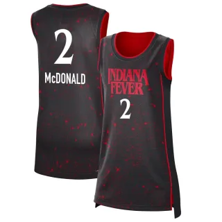 Women's Indiana Fever Aari McDonald Rebel Edition Victory Black 2021 Jersey