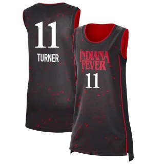 Women's Indiana Fever Brianna Turner Rebel Edition Victory Black 2021 Jersey