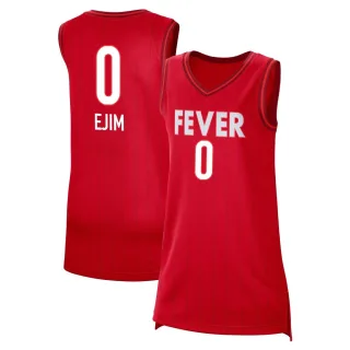 Women's Indiana Fever Yvonne Ejim Rebel Edition Victory Red 2023 Jersey