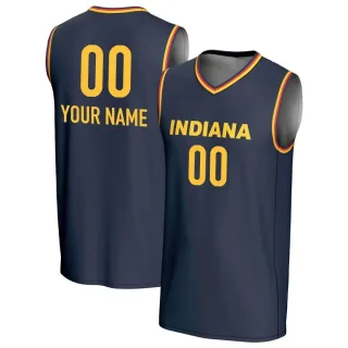 Youth Indiana Fever Custom Replica Navy Lightweight Jersey